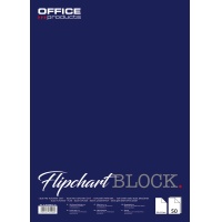 Flipchart Pad OFFICE PRODUCTS, plain, 58, 5x81cm, 50 sheets, white
