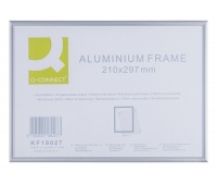 Ramka aluminiowa Q-CONNECT, 210x297mm, Antyramy, ramki, Prezentacja