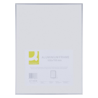Ramka aluminiowa Q-CONNECT, 500x700mm, Antyramy, ramki, Prezentacja