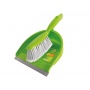 Dustpan and Brush Set SCOTCH BRITE™, green & silver