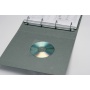 Self-adhesive Pocket CD/DVD semi-round 126x126mm 10pcs clear