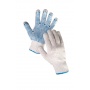 Rękawice Plover,  montażowe,  rozm.  10,  biało-niebieskie