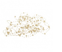Girlanda perłowa 5x1,3m. złota, Party, Artykuły dekoracyjne