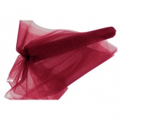 Organza nieobszywana miękka 40cm/9mb, bordowa, Produkty kreatywne, Artykuły dekoracyjne