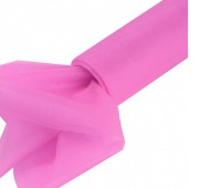 Organza nieobszywana miękka 40cm/9mb, różowa, Produkty kreatywne, Artykuły dekoracyjne
