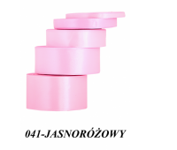 Wstążka satynowa 6mm/32mb jasnoróżowa, Produkty kreatywne, Artykuły dekoracyjne