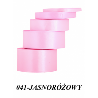 Wstążka satynowa 6mm/32mb jasnoróżowa, Produkty kreatywne, Artykuły dekoracyjne