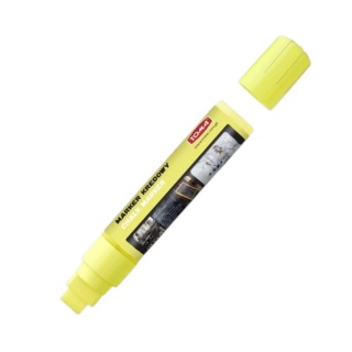 MARKER KREDOWY 15x8mm Ż&Oacute;ŁTY, Markery do tablic, Art. do pisania i korygowania