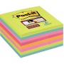 Karteczki samoprzylepne POST-IT® Super sticky (654-8SS-RBW), 76x76mm, 8x45 kart., paleta tęczowa