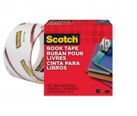 Taśma klejąca SCOTCH® Book Repair (845), do naprawy książek, 50,8mm, 13,7m, transparentna, Taśmy biurowe, Drobne akcesoria biurowe