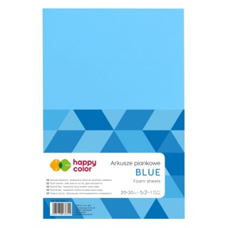 ARKUSZE PIANKOWE NIEBIESKIE A4 /5/ HAPPY COLOR, Podkategoria, Kategoria
