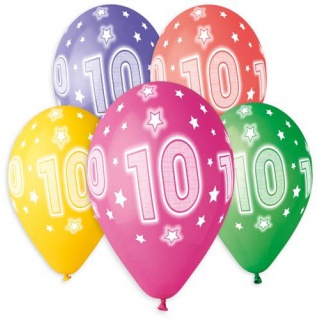 BALONY PREMIUM HEL Z NADRUKIEM 10 13" /5/, Podkategoria, Kategoria