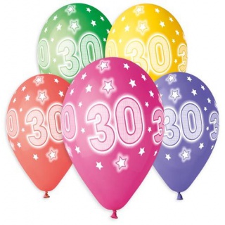 BALONY PREMIUM HEL Z NADRUKIEM 30 13" /5/, Podkategoria, Kategoria