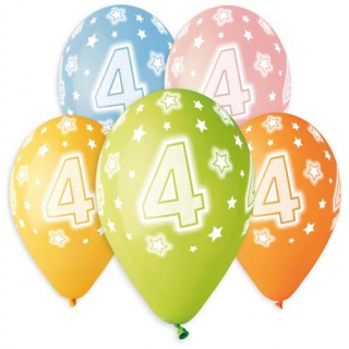 BALONY PREMIUM HEL Z NADRUKIEM 4 13" /5/, Podkategoria, Kategoria