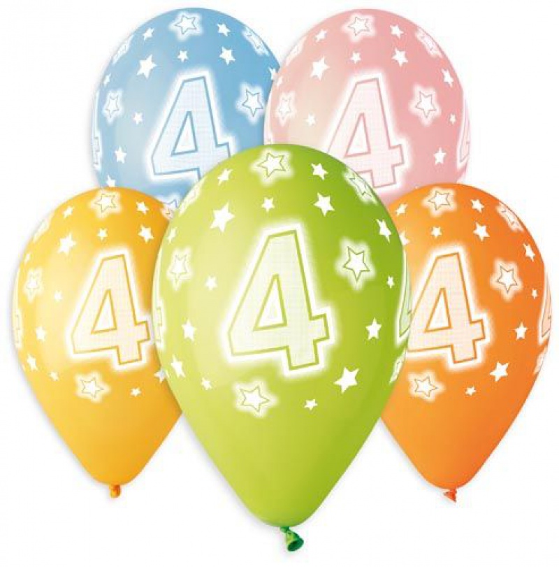 BALONY PREMIUM HEL Z NADRUKIEM 4 13" /5/, Podkategoria, Kategoria