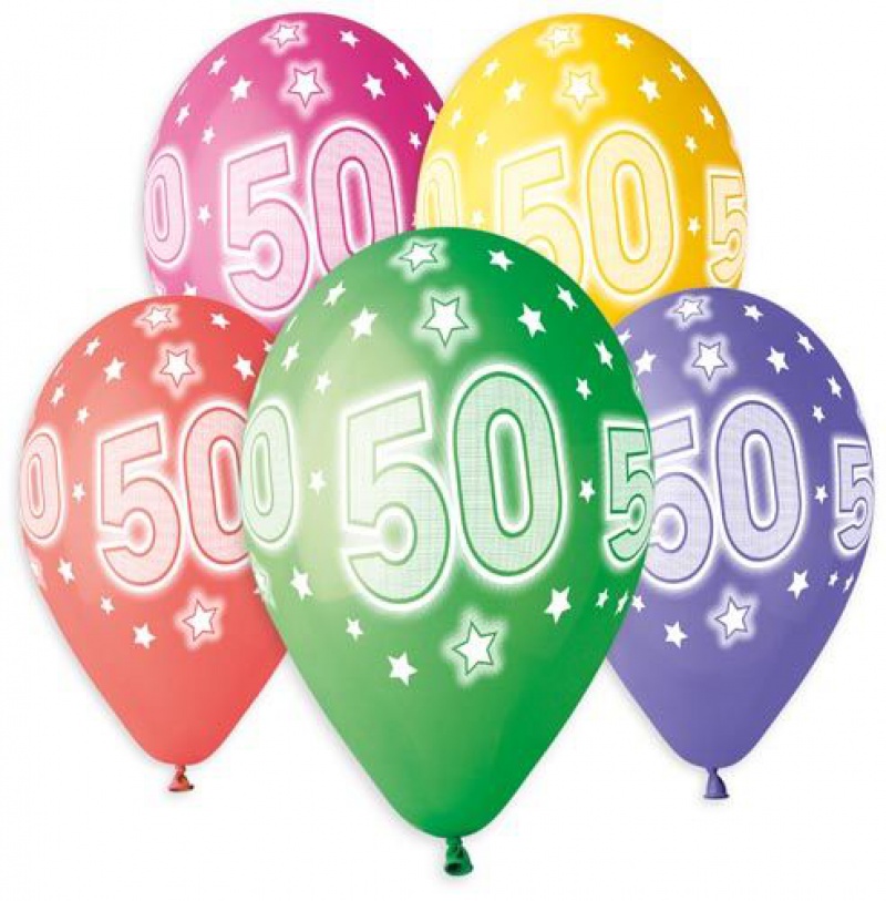 BALONY PREMIUM HEL Z NADRUKIEM 50 13"/5/, Podkategoria, Kategoria