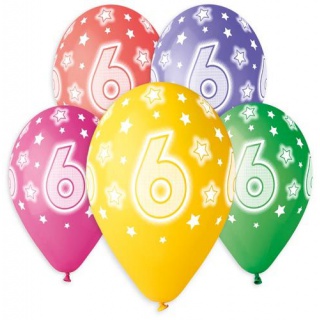 BALONY PREMIUM HEL Z NADRUKIEM 6 13" /5/, Podkategoria, Kategoria