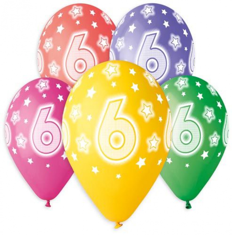 BALONY PREMIUM HEL Z NADRUKIEM 6 13" /5/, Podkategoria, Kategoria