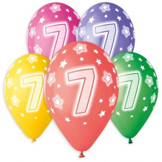 BALONY PREMIUM HEL Z NADRUKIEM 7 13" /5/, Podkategoria, Kategoria