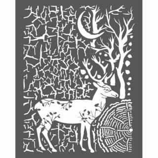STAMP SZABLON 3D 20x25cm COSMOS JELEŃ, Podkategoria, Kategoria