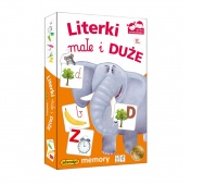 LITERKI MAŁE I DUŻE ADAMIGO MEMORY 7431, Edukacyjne, Gry