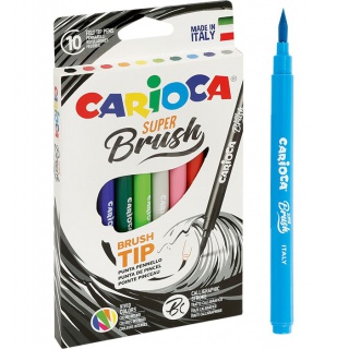 PISAKI CARIOCA BRUSH TIP 10KOL.42937, Podkategoria, Kategoria