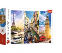 PUZZLE "4000 - Wycieczka po Europie", 4000 element&oacute;w, Puzzle