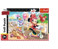 PUZZLE 200 MINNIE NA PLAŻY, 200 element&oacute;w, Puzzle