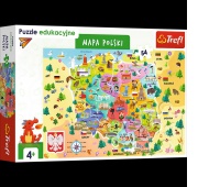 PUZZLE"54 Edukacyjne - Mapa Polski", Podkategoria, Kategoria