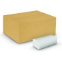 Ręczniki składane ZZ eco-white VELVET Economy, 2-warstwowe, 3000 listków, 20szt., białe, Ręczniki papierowe i dozowniki, Artykuły higieniczne i dozowniki