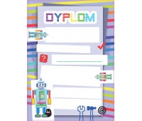 DYPLOMY DZIECIĘCE ROBOTY, Dyplomy, Papier i etykiety