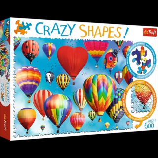 Puzzle 600 Crazy Shapes - Kolorowe balony, Podkategoria, Kategoria
