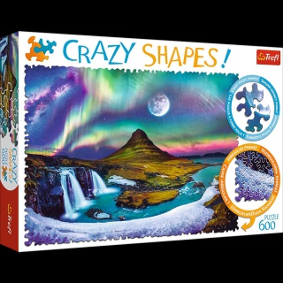 PUZZLE 600 Crazy Shapes - Zorza nad Islandią, Podkategoria, Kategoria