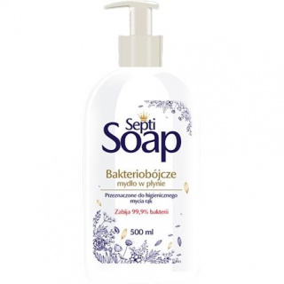 SEPTI SOAP BAKTERIOBÓJCZE MYDŁO W PŁYNIE 500ML, Podkategoria, Kategoria