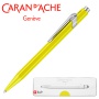 Długopis CARAN D'ACHE 849 Pop Line Fluo, M, w pudełku, żółty, Długopisy, Artykuły do pisania i korygowania