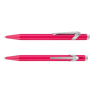 Długopis CARAN D'ACHE 849 Line Fluo, M, różowy, Długopisy, Artykuły do pisania i korygowania