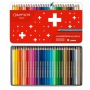 Kredki CARAN D'ACHE Swisscolor Aquarelle, z efektem akwareli, sześciokątne, 40szt., mix kolorów, Plastyka, Artykuły szkolne