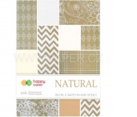 BLOK EFFECT NATURAL 20x29 170-220g 10ark 5 MOTYWÓW, Podkategoria, Kategoria