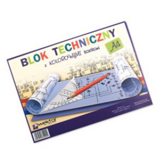 BLOK TECHNICZNY A4 KOLOR, Podkategoria, Kategoria