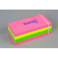 Self-adhesive Pad TARTAN™ (5138-N) 38x51mm 12x100 sheets assorted colours