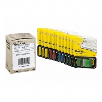 Index Tab Promotion Set POST-IT® (680 -P10+2), PP, 25x43mm, assorted colours, 10 + FREE 2 pads