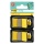 Zakładki indeksujące POST-IT® (680-Y2EU), PP, 25,4x43,2mm, 2x50 kart., żółte