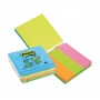 Multi Self-adhesive pad POST-IT® (2028A) 3x 76x76mm 3x 27x76mm assorted colours