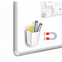 Przybornik magnetyczny CEP Pro GLOSS, biały, Przyborniki na biurko, Drobne akcesoria biurowe