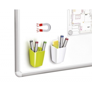 Przybornik magnetyczny CEP Pro GLOSS, biały, Przyborniki na biurko, Drobne akcesoria biurowe