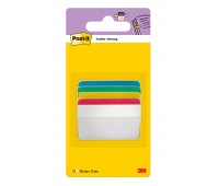 Filing Index Tabs POST-IT® for archiving, (686-A1), PP, bent, 50,8x38,1mm, 4x6 tabs, assorted colours