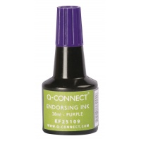 Stamp Ink Q-CONNECT, 28ml, purple