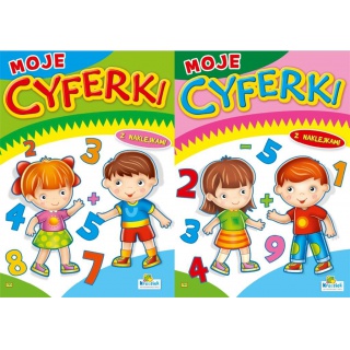 KSIĄŻECZKA MOJE CYFERKI Z NAKLEJKAMI, Podkategoria, Kategoria