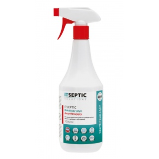 Płyn czyszcząco-dezynfekujące ITSEPTIC, 1000ml, Akcesoria do sprzątania, Artykuły higieniczne i dozowniki