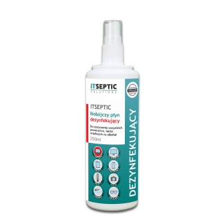 Płyn czyszcząco-dezynfekujące ITSEPTIC, 250ml, Akcesoria do sprzątania, Artykuły higieniczne i dozowniki